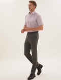2 Pack Regular Fit Check Short Sleeve Shirts