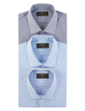 3 Pack Slim Fit Long Sleeve Shirts