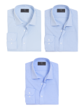 3pk Slim Fit Long Sleeve Shirts