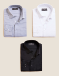 3 Pack Regular Fit Long Sleeve Shirt