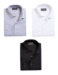 3 Pack Regular Fit Long Sleeve Shirt