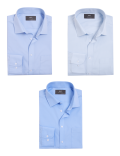 3 Pack Regular Fit Easy Iron Long Sleeve Shirts