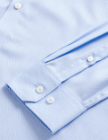 Regular Fit Pure Cotton Herringbone Shirt