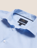 Regular Fit Pure Cotton Puppytooth Shirt