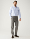 Regular Fit Pure Cotton Textured Shirt
