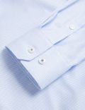 Regular Fit Pure Cotton Textured Shirt