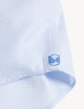 Regular Fit Pure Cotton Textured Shirt