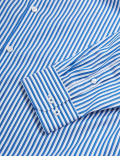 Regular Fit Pure Cotton Striped Shirt