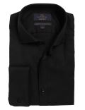 Regular Fit Pure Cotton Double Cuff Herringbone Shirt