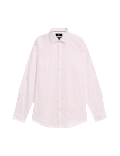 Regular Fit Luxury Pure Cotton Textured Shirt