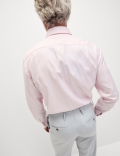 Regular Fit Luxury Pure Cotton Textured Shirt