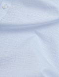 Regular Fit Luxury Linen Blend Weave Shirt