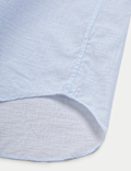 Regular Fit Luxury Linen Blend Weave Shirt