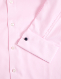 Regular Fit Luxury Cotton Double Cuff Twill Shirt