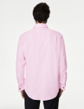 Regular Fit Luxury Cotton Double Cuff Twill Shirt