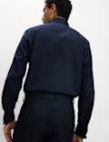 Regular Fit Luxury Cotton Double Cuff Twill Shirt