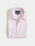 Regular Fit Luxury Cotton Double Cuff Twill Shirt
