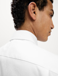Regular Fit Luxury Cotton Double Cuff Twill Shirt