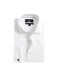 Regular Fit Luxury Cotton Double Cuff Twill Shirt