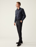 Slim Fit Pure Cotton Pin Dot Shirt
