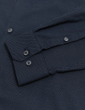 Slim Fit Pure Cotton Pin Dot Shirt