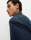 Slim Fit Luxury Cotton Twill Shirt
