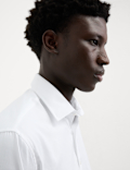 Slim Fit Luxury Cotton Twill Shirt