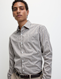 Regular Fit Easy Iron Pure Cotton Shirt