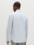 Regular Fit Pure Cotton Marl Shirt