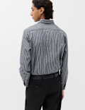 Regular Fit Pure Cotton Striped Shirt