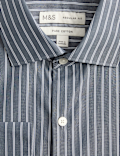 Regular Fit Pure Cotton Striped Shirt