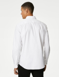 Regular Fit Non Iron Pure Cotton Floral Print Shirt