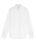 Slim Fit Cotton Rich Sun Ray Print Shirt
