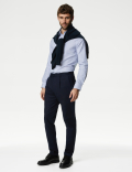 Slim Fit Non Iron Pure Cotton Stripe Shirt
