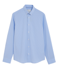Slim Fit Cotton Rich Striped Shirt