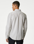 Regular Fit Non Iron Pure Cotton Striped Shirt