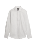 Regular Fit Non Iron Pure Cotton Striped Shirt