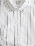 Regular Fit Pure Cotton Striped Shirt