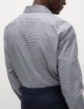 Slim Fit Non Iron Pure Cotton Houndstooth Shirt