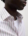 Regular Fit Pure Cotton Striped Shirt