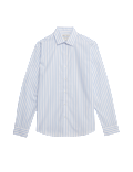 Regular Fit Pure Cotton Striped Shirt