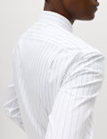 Regular Fit Pure Cotton Striped Shirt