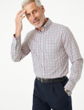 Tailored Fit Easy Iron Pure Cotton Shirt
