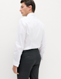 Slim Fit Cotton Dress Shirt with Bow Tie
