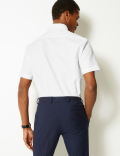 Tailored Fit Short Sleeve Oxford Shirt