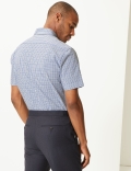 Tailored Fit Short Sleeve Oxford Shirt