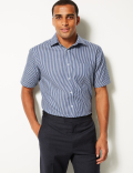 Regular Fit Short Sleeve Non-Iron Shirt