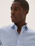Regular Fit Pure Cotton Check Shirt