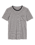 Premium Cotton Striped T-Shirt Vest