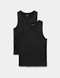 2 Pack Modal Rich 360 Flex Sleeveless Vest